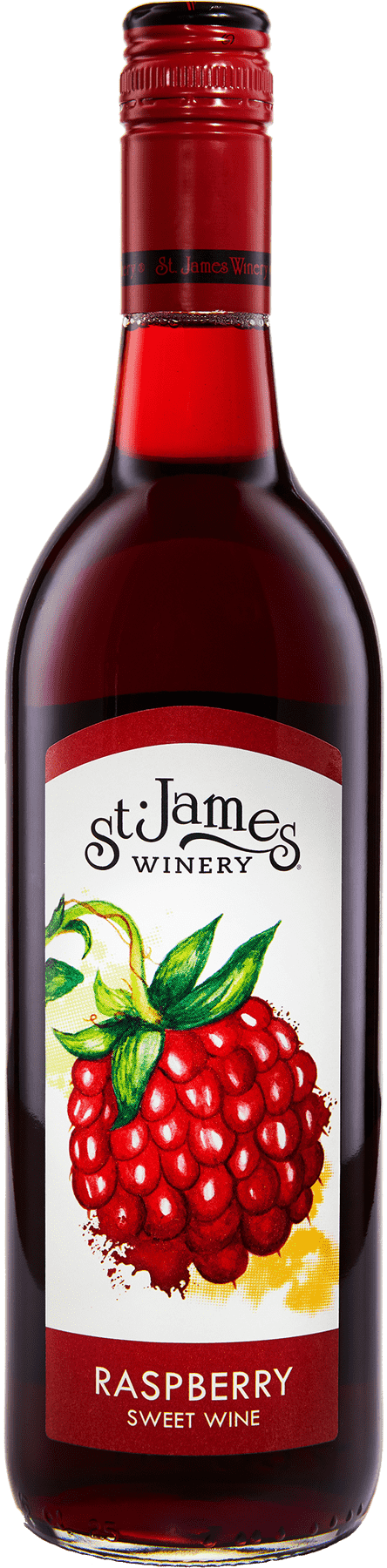 Saint James Red Raspberry Raspberry Wine - St. James Winery