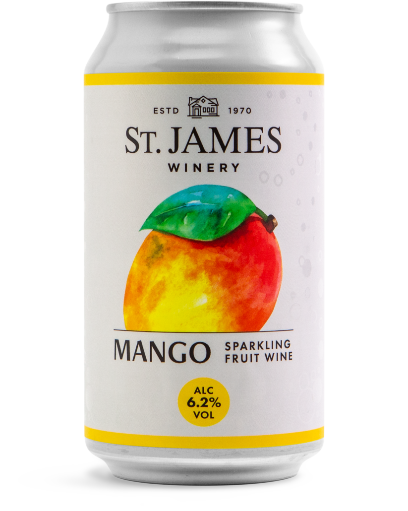 Mango Sparkling Fruit Wine 375 ml St. James Winery