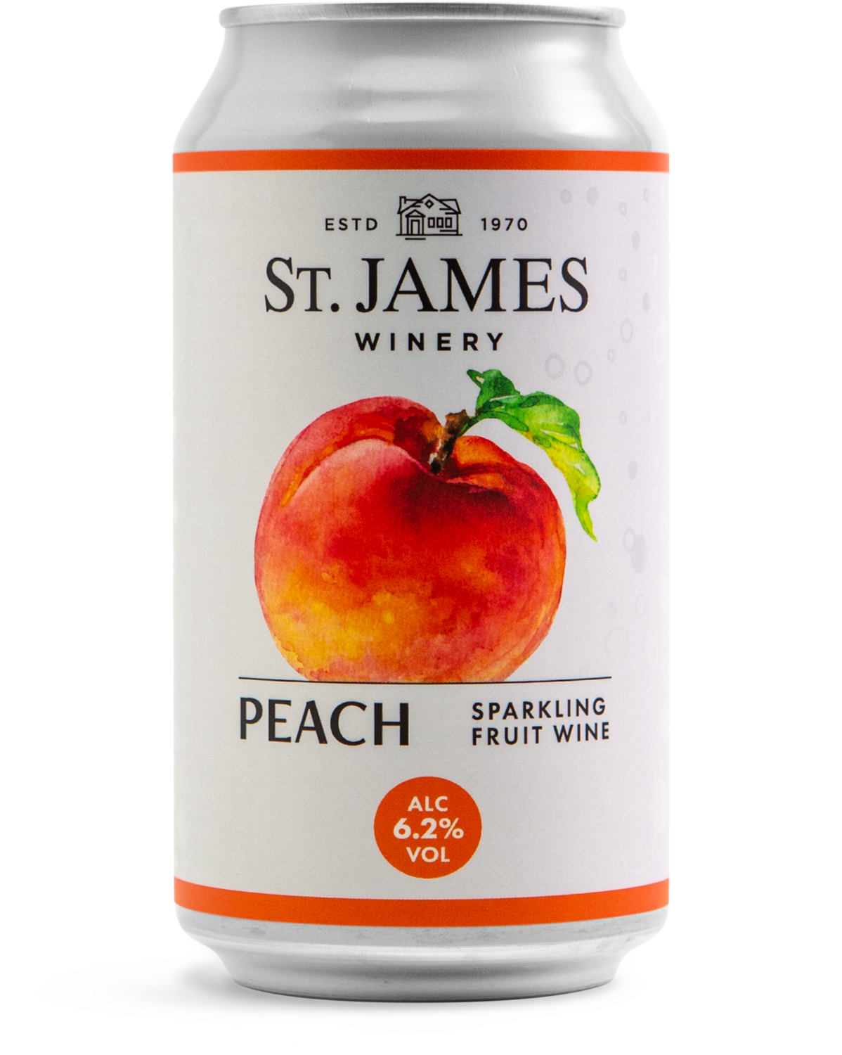 Peach Sparkling Fruit Wine 375 ml St. James Winery