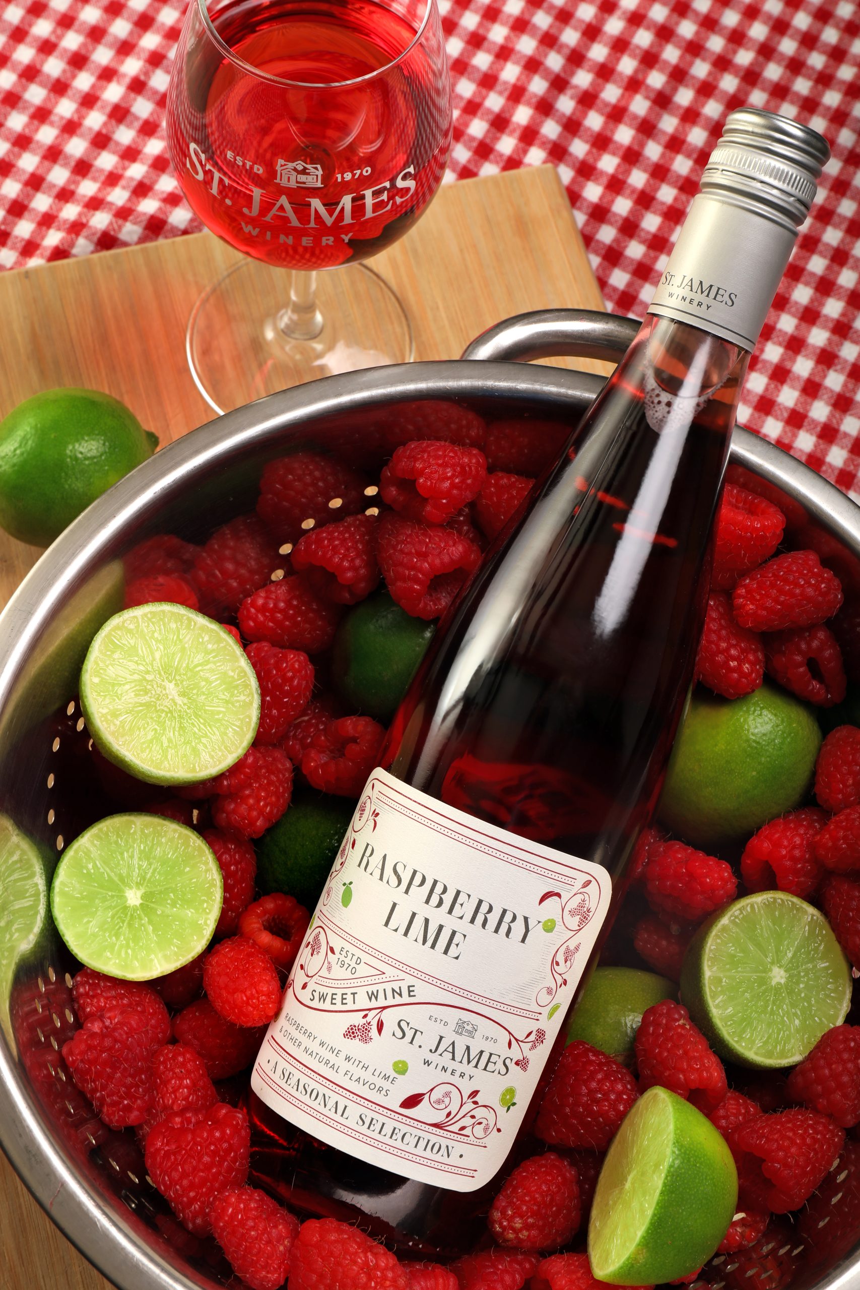 Bottle of Raspberry Lime