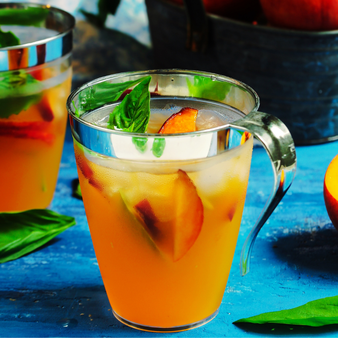 Peach Basil Punch